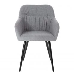 Mørteens Chaise à accoudoirs Senon - Tissu / Acier - Gris chiné / Noir 17 Mørteens Chaise à accoudoirs Senon - Tissu / Acier - Gris chiné / Noir -ÉcoMaison Soldes 1000235395 210818 08500500075 DETAILS P000000001000235395