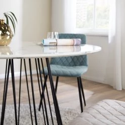 Jack & Alice Table Machy - Imitation marbre blanc / Noir 9 Jack & Alice Table Machy - Imitation marbre blanc / Noir -ÉcoMaison Soldes 1000235401 220524 021 MOOD DETAILS P000000001000235401 mood