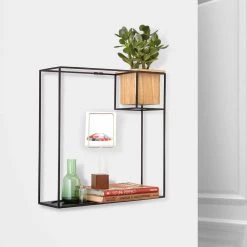 Umbra Étagère murale Cubist I - Métal / Hêtre massif - Noir / Hêtre 14 Umbra Étagère murale Cubist I - Métal / Hêtre massif - Noir / Hêtre -ÉcoMaison Soldes 1000235476 201214 15131400279 MOOD DETAILS P000000001000235476 mood