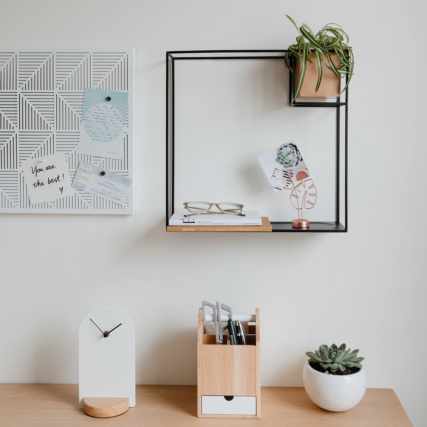 Umbra Étagère murale Cubist I - Métal / Hêtre massif - Noir / Hêtre 4 Umbra Étagère murale Cubist I - Métal / Hêtre massif - Noir / Hêtre – Image 4