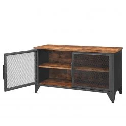 Red Living Meuble TV Thenon - Noir / Marron -ÉcoMaison Soldes 1000235687 201210 06215900151 DETAILS P000000001000235687