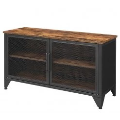 Red Living Meuble TV Thenon - Noir / Marron -ÉcoMaison Soldes 1000235687 210608 11125400022 DETAILS P000000001000235687