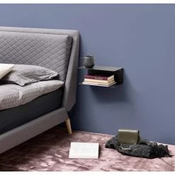 Red Living Étagère murale Targon (lot de 2) - Métal - Noir -ÉcoMaison Soldes 1000235869 210224 14151900001 MOOD DETAILS P000000001000235869 mood