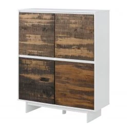 Loftscape Commode Marnac I - Partiellement en pin massif - Pin / Blanc