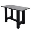Red Living Table haute Boe II - Graphite - Largeur : 120 cm