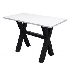 Red Living Table haute Boe III - Blanc - Largeur : 120 cm
