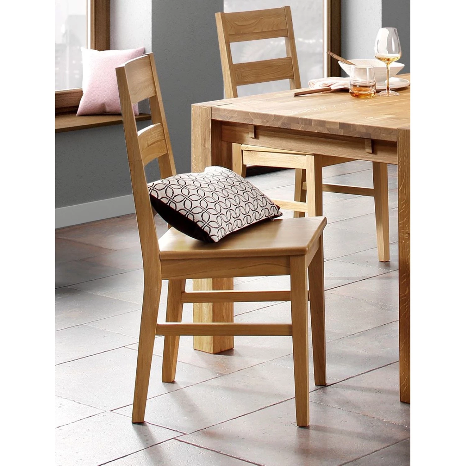 Naturoo Chaises Taillet (lot de 2) - Chêne sauvage massif 2 Naturoo Chaises Taillet (lot de 2) - Chêne sauvage massif – Image 2