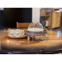 Red Living Table Summerset I - Manguier massif / Fer - Manguier brillant et noir / Noir -ÉcoMaison Soldes 1000242091 210310 11081800007 DETAILS P000000001000242091