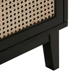 Studio Copenhagen Commode Canee III - Cannage / Placage en bois véritable - Naturel / Chêne noir -ÉcoMaison Soldes 1000242154 210831 13015800017 DETAILS P000000001000242154