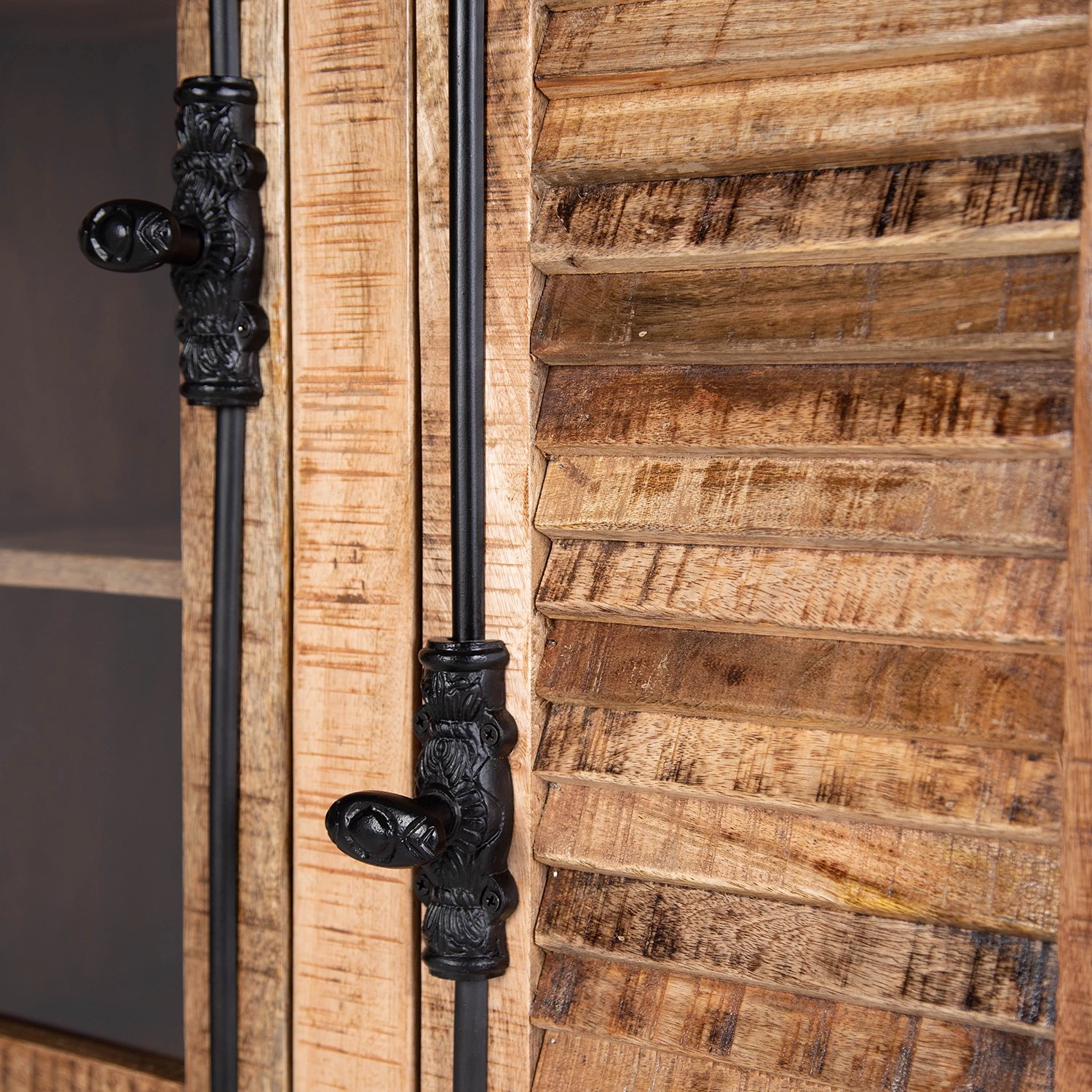 Wolf-Möbel Buffet haut Senille - Manguier massif 10 Wolf-Möbel Buffet haut Senille - Manguier massif – Image 10