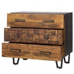 Wolf-Möbel Commode Bazac - Acacia massif - Acacia / Gris foncé -ÉcoMaison Soldes 1000243203 220311 031 DETAILS P000000001000243203