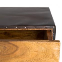 Wolf-Möbel Commode Bazac - Acacia massif - Acacia / Gris foncé -ÉcoMaison Soldes 1000243203 220311 034 DETAILS P000000001000243203