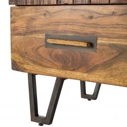 Wolf-Möbel Commode Bazac - Acacia massif - Acacia / Gris foncé -ÉcoMaison Soldes 1000243203 220311 037 DETAILS P000000001000243203