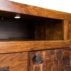 Wolf-Möbel Buffet Bazac - Avec éclairage - Acacia massif - Acacia / Gris foncé 29 Wolf-Möbel Buffet Bazac - Avec éclairage - Acacia massif - Acacia / Gris foncé -ÉcoMaison Soldes 1000243213 220314 062 DETAILS P000000001000243213