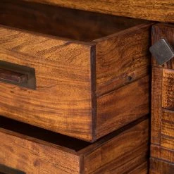 Wolf-Möbel Buffet Bazac - Avec éclairage - Acacia massif - Acacia / Gris foncé 31 Wolf-Möbel Buffet Bazac - Avec éclairage - Acacia massif - Acacia / Gris foncé -ÉcoMaison Soldes 1000243213 220314 064 DETAILS P000000001000243213