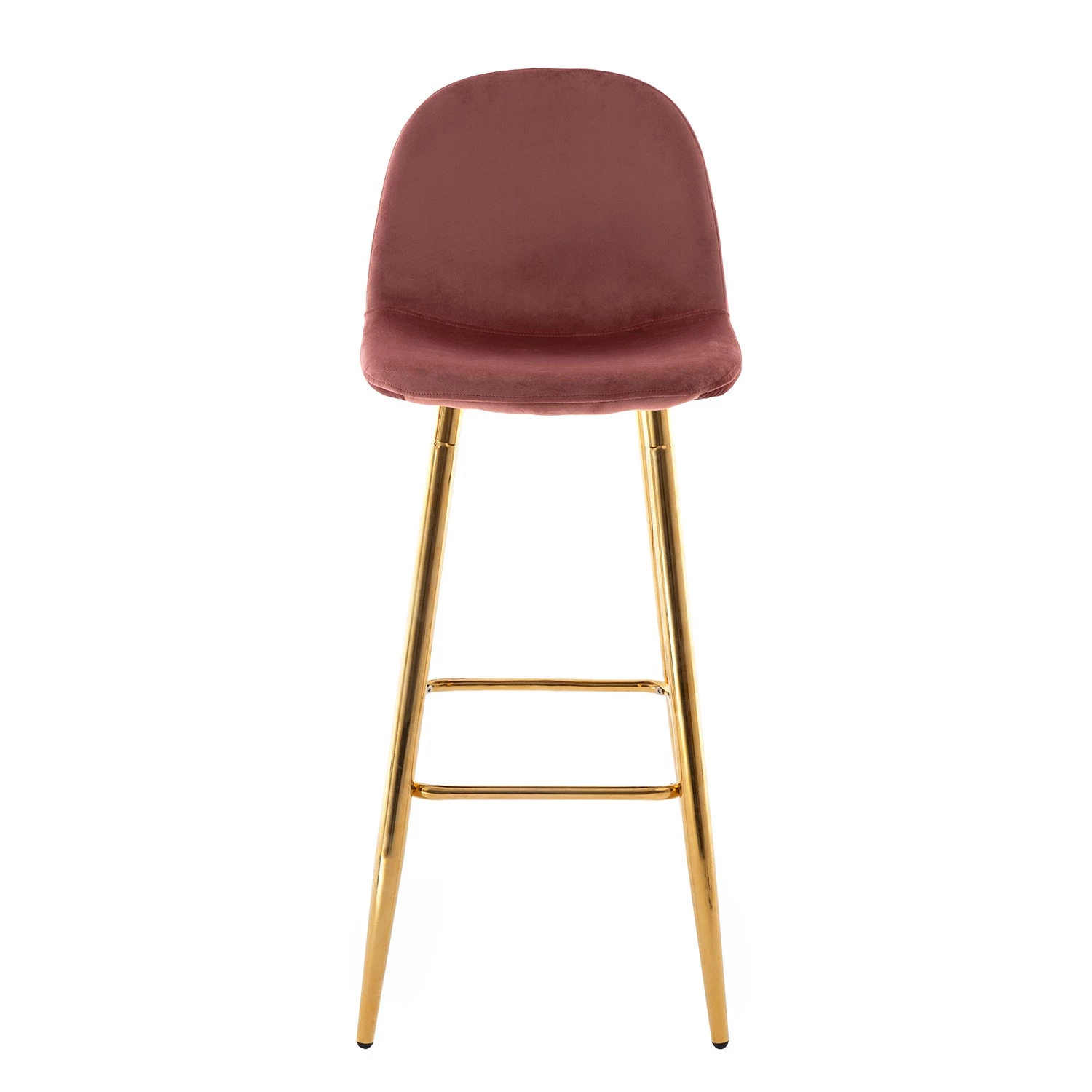 Jack & Alice Chaises de bar Yoyce (lot de 2) - Saumon 4 Jack & Alice Chaises de bar Yoyce (lot de 2) - Saumon – Image 4