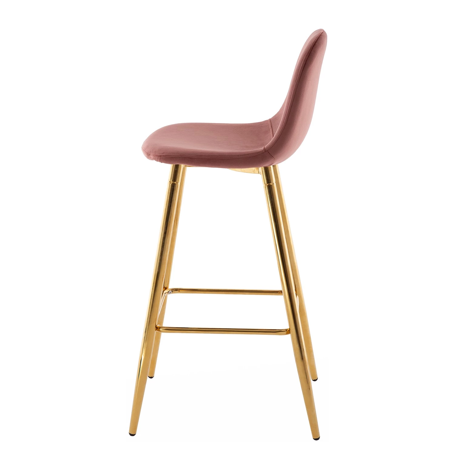 Jack & Alice Chaises de bar Yoyce (lot de 2) - Saumon 5 Jack & Alice Chaises de bar Yoyce (lot de 2) - Saumon – Image 5