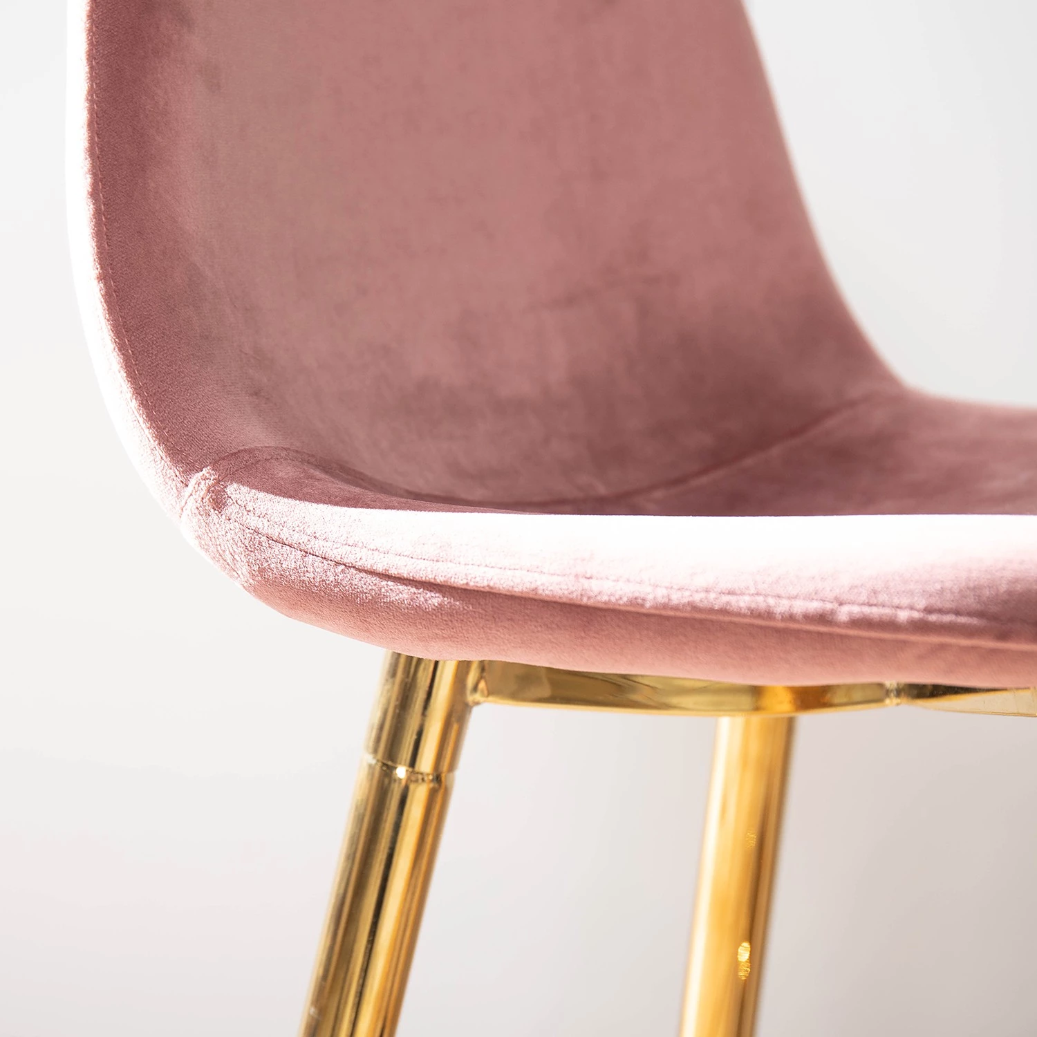 Jack & Alice Chaises de bar Yoyce (lot de 2) - Saumon 11 Jack & Alice Chaises de bar Yoyce (lot de 2) - Saumon – Image 11