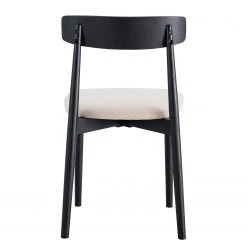 Mørteens Chaises Lolif I (lot de 2) - Tissu / Chêne massif - Beige / Noir -ÉcoMaison Soldes 1000244983 211006 085418000109 DETAILS P000000001000244983