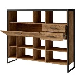 Red Living Étagère Turriers III - Imitation épicéa / Noir mat -ÉcoMaison Soldes 1000245417 210217 13054000070 DETAILS P000000001000245417