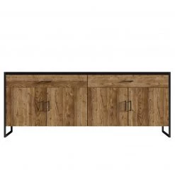 Red Living Buffet Turriers - Imitation épicéa / Noir mat -ÉcoMaison Soldes 1000245418 210217 13054700074 DETAILS P000000001000245418