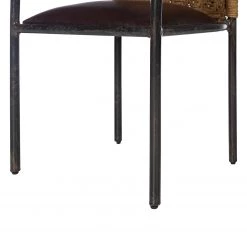 Ars manufacti Chaise à accoudoirs Dissay - Jute tressé / Fer - Naturel / Noir -ÉcoMaison Soldes 1000246784 220405 035 DETAILS P000000001000246784