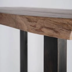 Ars manufacti Table haute Gelles - Acacia massif / Fer - Acacia / Anthracite -ÉcoMaison Soldes 1000246830 220830 034 DETAILS P000000001000246830