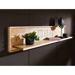 Naturoo Tablette murale Juillan - Chêne sauvage massif - Largeur : 130 cm -ÉcoMaison Soldes 1000249445 210420 08290900101 MOOD DETAILS P000000001000249445 mood