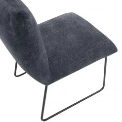 Red Living Chaises capitonnées Malaville (lot de 2) - Chenille / Fer - Gris / Noir -ÉcoMaison Soldes 1000249513 210225 14224400059 DETAILS P000000001000249513
