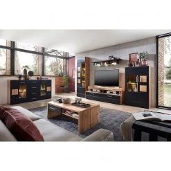 Loftscape Buffet Belloc - Avec éclairage - Noir mat / Imitation chêne 6 Loftscape Buffet Belloc - Avec éclairage - Noir mat / Imitation chêne -ÉcoMaison Soldes 1000249570 211001 140739000021 MOOD DETAILS P000000001000249570 mood