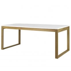 Tenzo Table Birka - Blanc / Chêne
