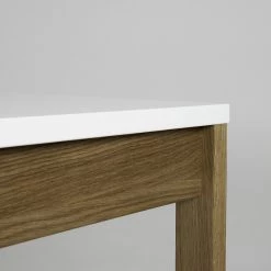 Tenzo Table Birka - Blanc / Chêne -ÉcoMaison Soldes 1000250347 210310 15073800034 DETAILS P000000001000250347