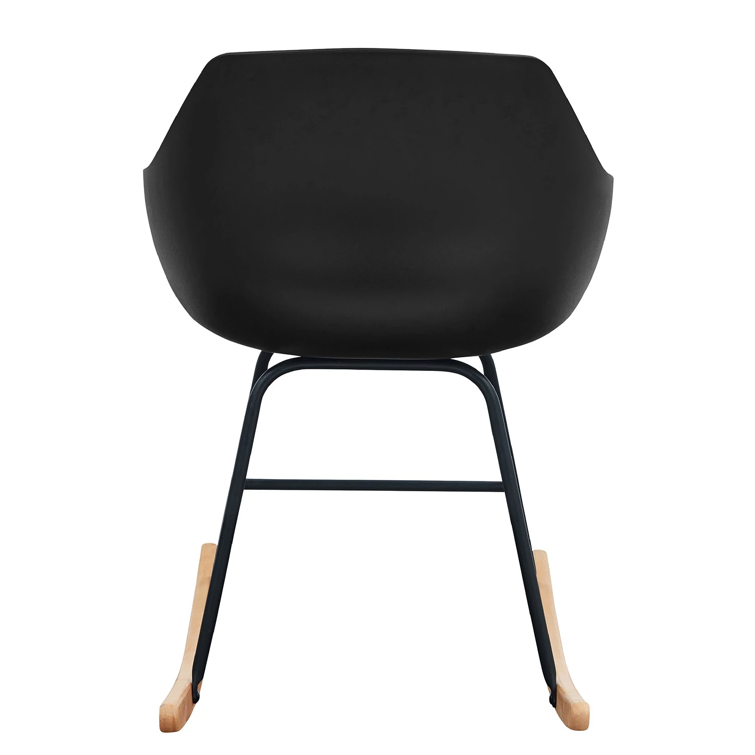 Mørteens Rocking chair Skelde - Matière plastique et tissage à plat / Fer et hêtre massif 4 Mørteens Rocking chair Skelde - Matière plastique et tissage à plat / Fer et hêtre massif – Image 4