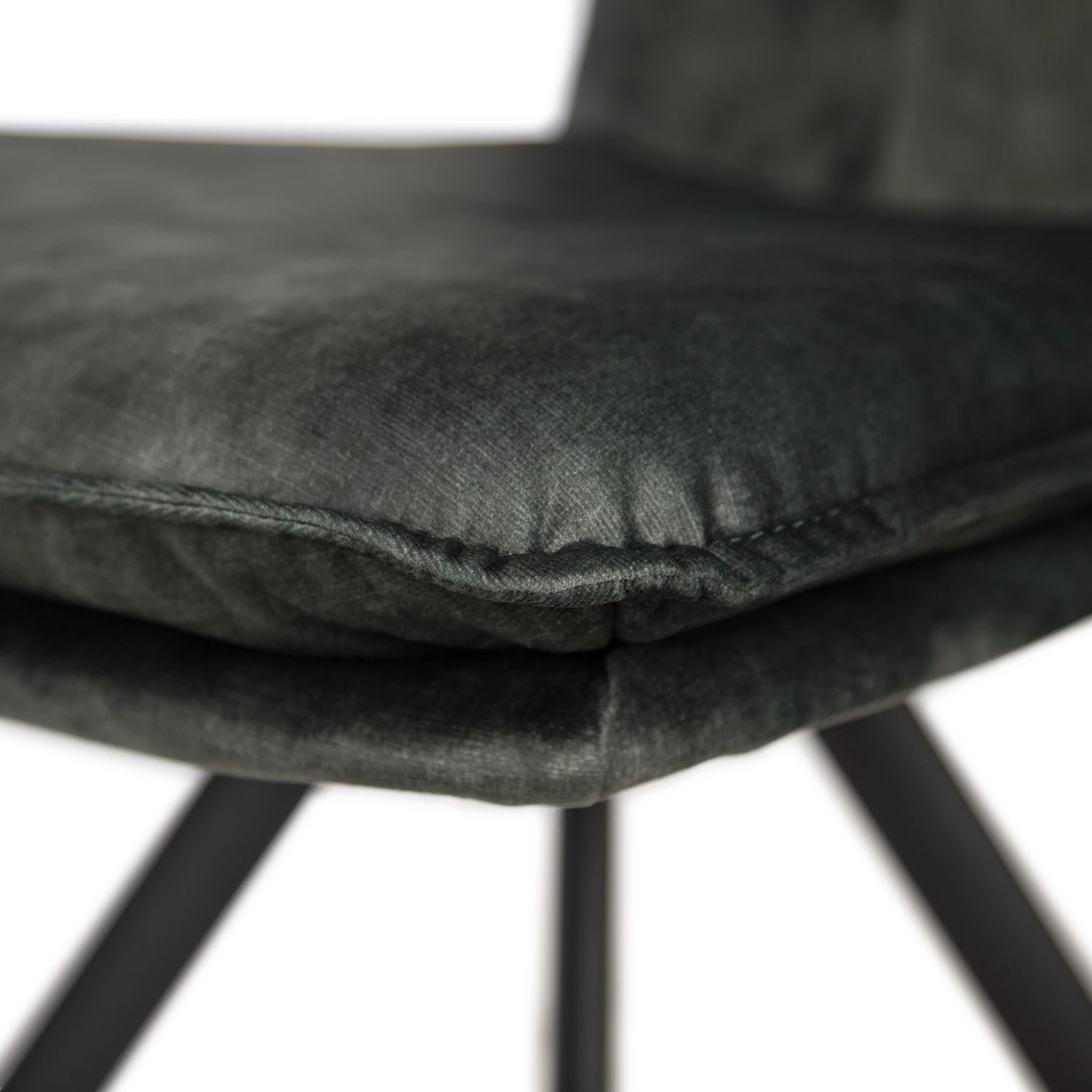 Jack & Alice Chaises Morlanne (lot de 2) - Velours / Métal - Vert foncé 8 Jack & Alice Chaises Morlanne (lot de 2) - Velours / Métal - Vert foncé – Image 8