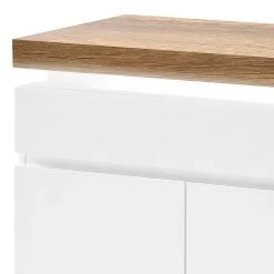 Fredriks Enfilade Namona II - Éclairage inclus - Imitation chêne / Blanc -ÉcoMaison Soldes 1000255074 220701 032 DETAILS P000000001000255074