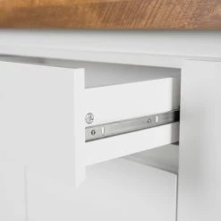 Fredriks Enfilade Namona II - Éclairage inclus - Imitation chêne / Blanc -ÉcoMaison Soldes 1000255074 220803 050 DETAILS P000000001000255074