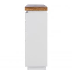 Fredriks Buffet Namona I - Éclairage inclus - Imitation chêne / Blanc -ÉcoMaison Soldes 1000255076 220729 045 DETAILS P000000001000255076