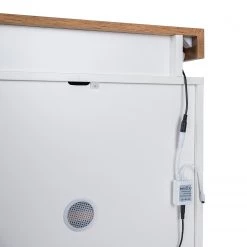 Fredriks Buffet Namona I - Éclairage inclus - Imitation chêne / Blanc -ÉcoMaison Soldes 1000255076 220729 060 DETAILS P000000001000255076