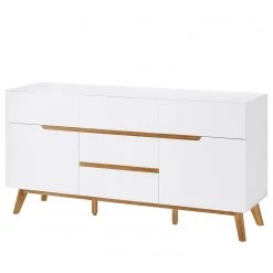 Mørteens Enfilade Tenabo II - Partiellement en chêne massif - Chêne / Blanc