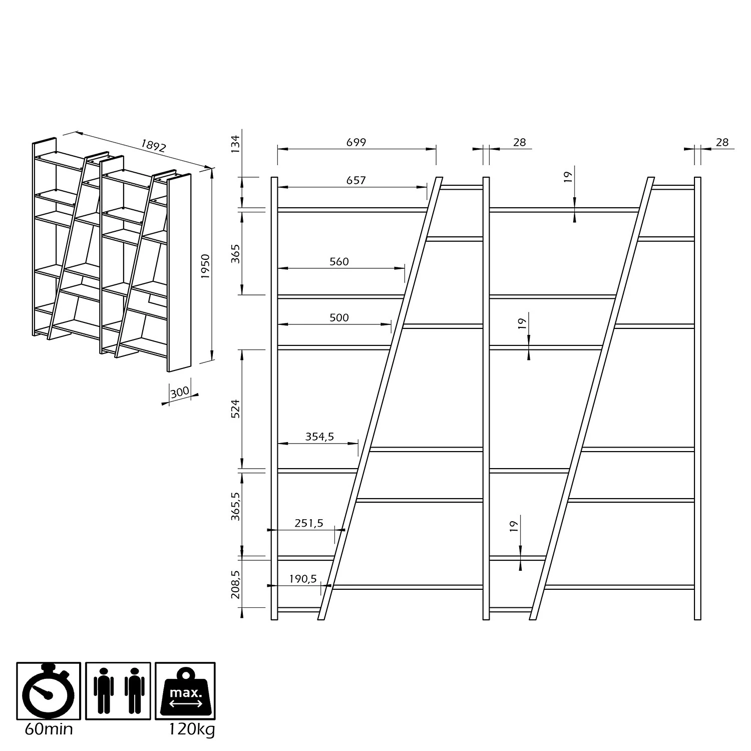 Temahome Etagère Delta IV - Noir 9 Temahome Etagère Delta IV - Noir – Image 9