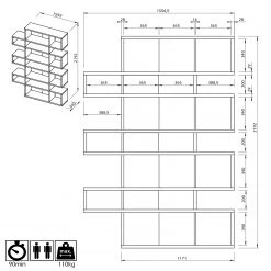 Temahome Étagère London III - Chêne / Noir 13 Temahome Étagère London III - Chêne / Noir -ÉcoMaison Soldes 1000255258 210324 15033600329 SKETCH DETAILS P000000001000255258 sketch