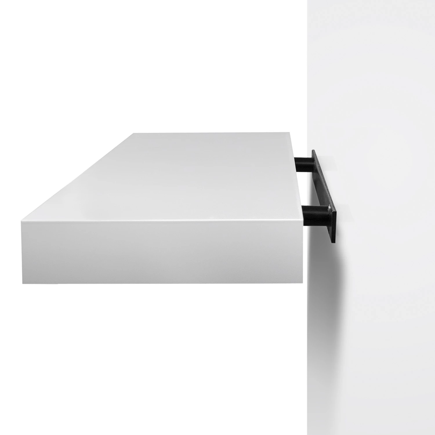 Temahome Tablette murale Balda - Blanc - Largeur : 120 cm 5 Temahome Tablette murale Balda - Blanc - Largeur : 120 cm – Image 5