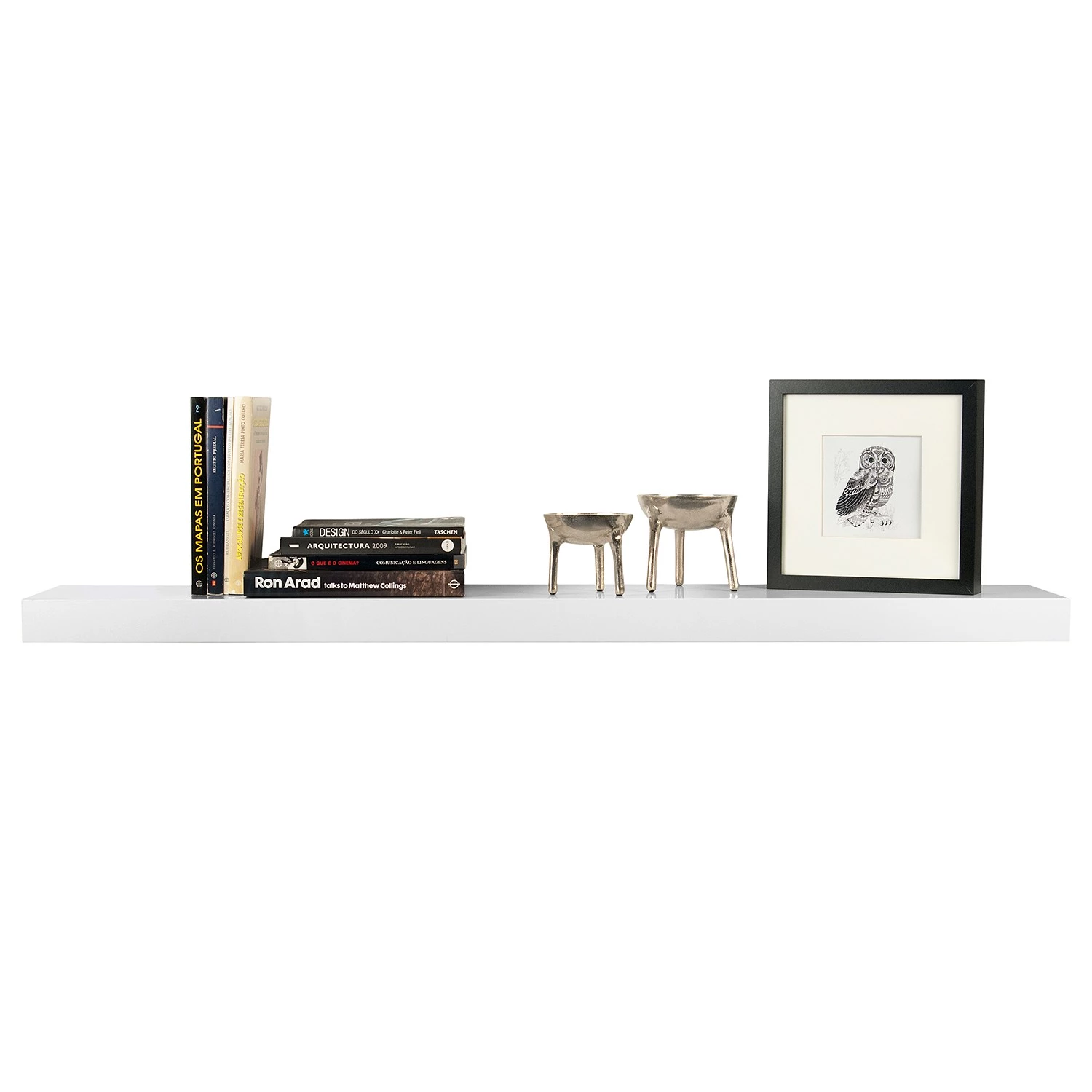 Temahome Tablette murale Balda - Blanc - Largeur : 120 cm 6 Temahome Tablette murale Balda - Blanc - Largeur : 120 cm – Image 6