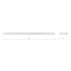 Temahome Tablette murale Balda - Blanc - Largeur : 120 cm 17 Temahome Tablette murale Balda - Blanc - Largeur : 120 cm -ÉcoMaison Soldes 1000255976 210331 14460300068 SKETCH DETAILS P000000001000255976 sketch