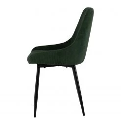 Tenzo Chaises capitonnées Lex II (lot de 2) - Velours côtelé / Métal - Vert foncé -ÉcoMaison Soldes 1000257176 210408 13275300020 DETAILS P000000001000257176