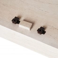 Wolf-Möbel Buffet Maison I - Acacia massif - Acacia couleur pierre / Blanc cassé -ÉcoMaison Soldes 1000257219 220406 075 DETAILS P000000001000257219