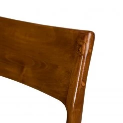 Ars manufacti Chaise Cerro - Cuir véritable / Teck massif - Cognac -ÉcoMaison Soldes 1000257232 220330 035 DETAILS P000000001000257232