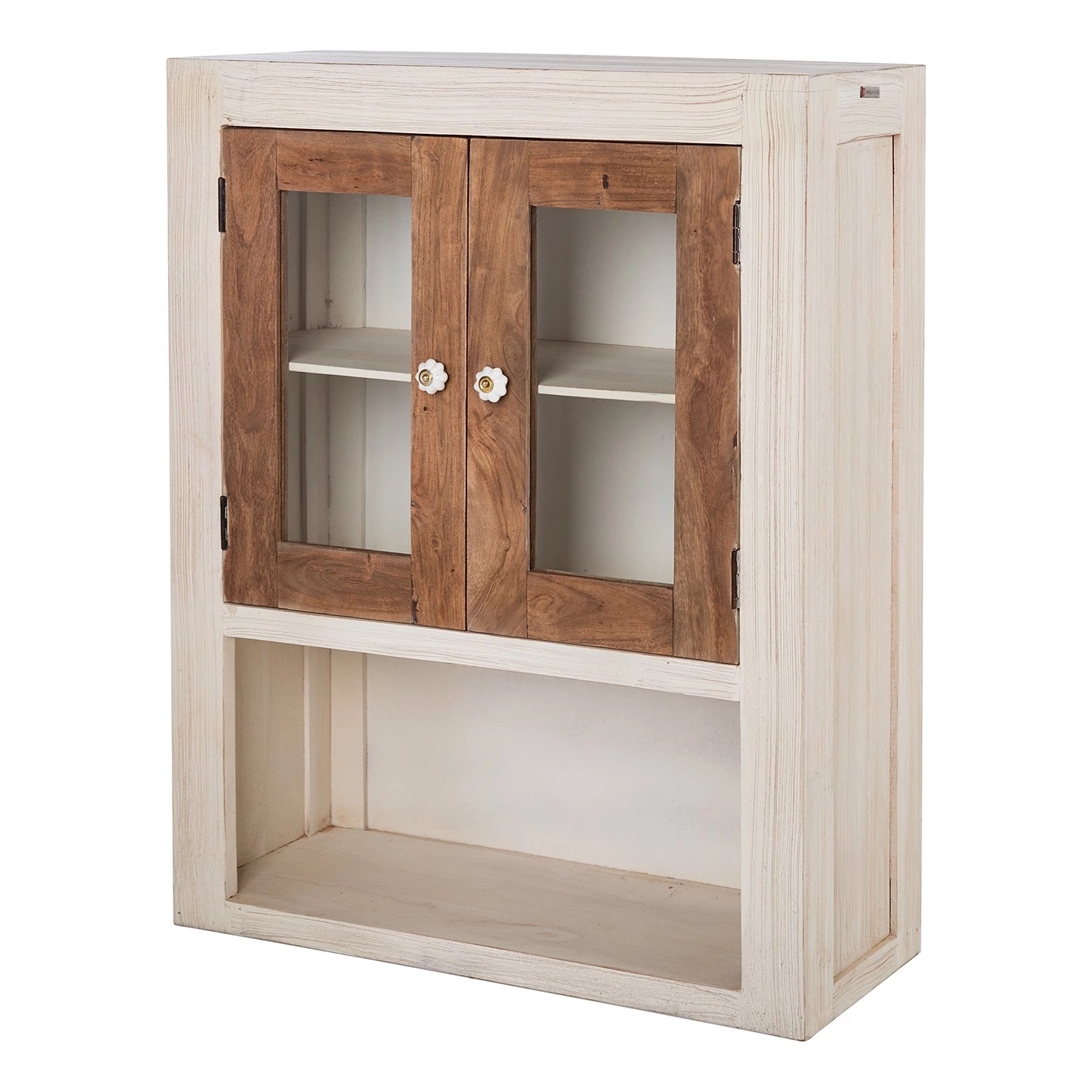 Wolf-Möbel Vaisselier Maison - Acacia massif - Acacia couleur pierre / Blanc cassé 16 Wolf-Möbel Vaisselier Maison - Acacia massif - Acacia couleur pierre / Blanc cassé – Image 16