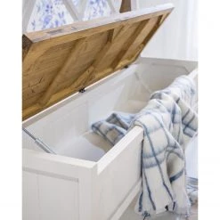 Maison Belfort Banc Balignton - Pin massif - Pin / Blanc -ÉcoMaison Soldes 1000260735 211116 12543200254 DETAILS P000000001000260735