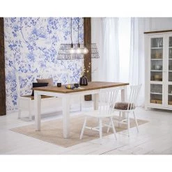 Maison Belfort Table Balignton II - Pin massif - Blanc -ÉcoMaison Soldes 1000260752 211116 12591500290 MOOD DETAILS P000000001000260752 mood